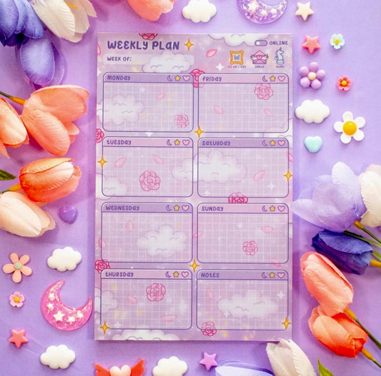 WEEKLY PLANNER PAD - PASTEL ACADEMY