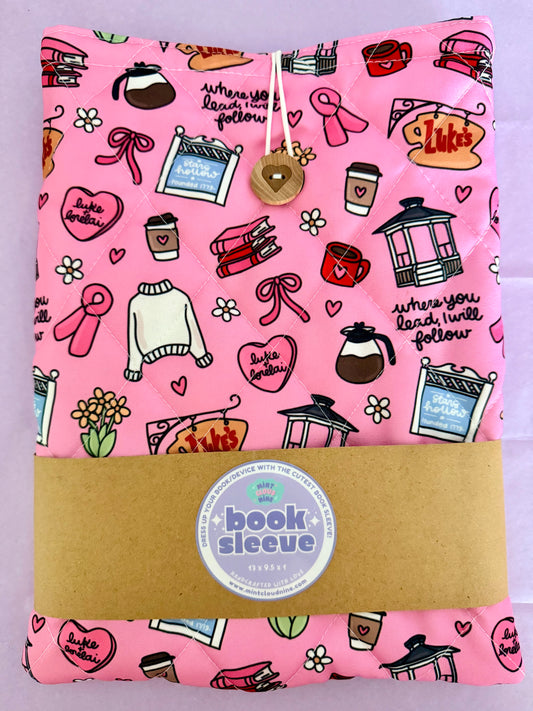 BOOK SLEEVE - GILMORE GIRLS PINK