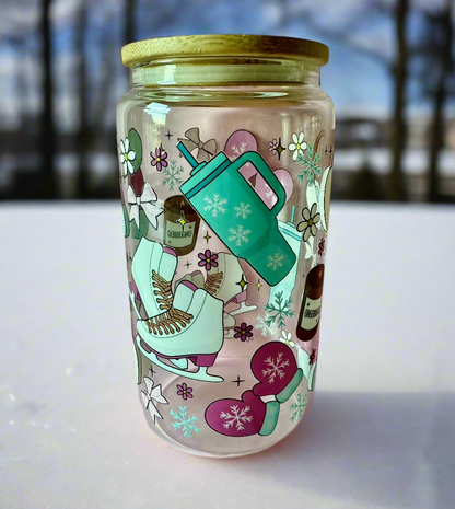 CAN GLASS CUP - LOVE ICE SKATING