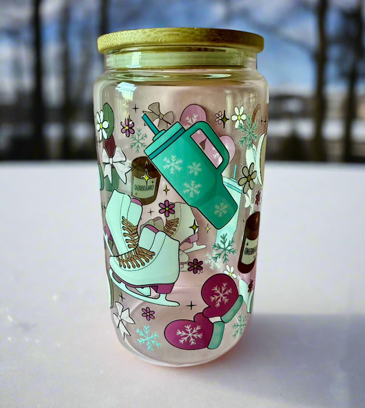 CAN GLASS CUP - LOVE ICE SKATING