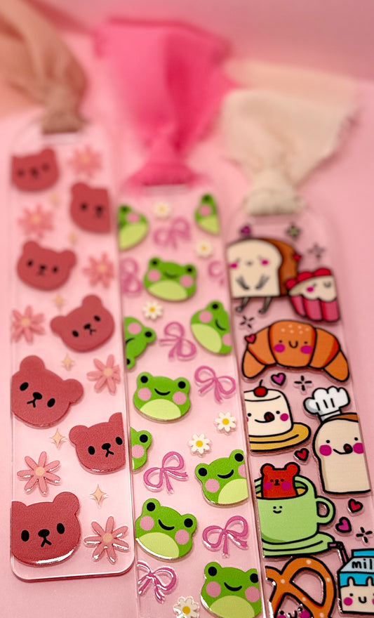 MYSTERY ACRYLIC BOOKMARK - SET OF 2