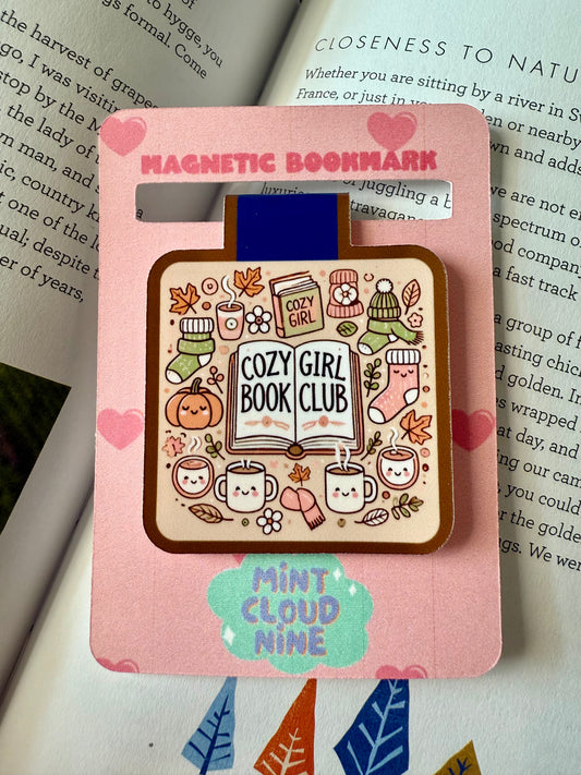 MAGNETIC BOOKMARK - COZY GIRL BOOK CLUB