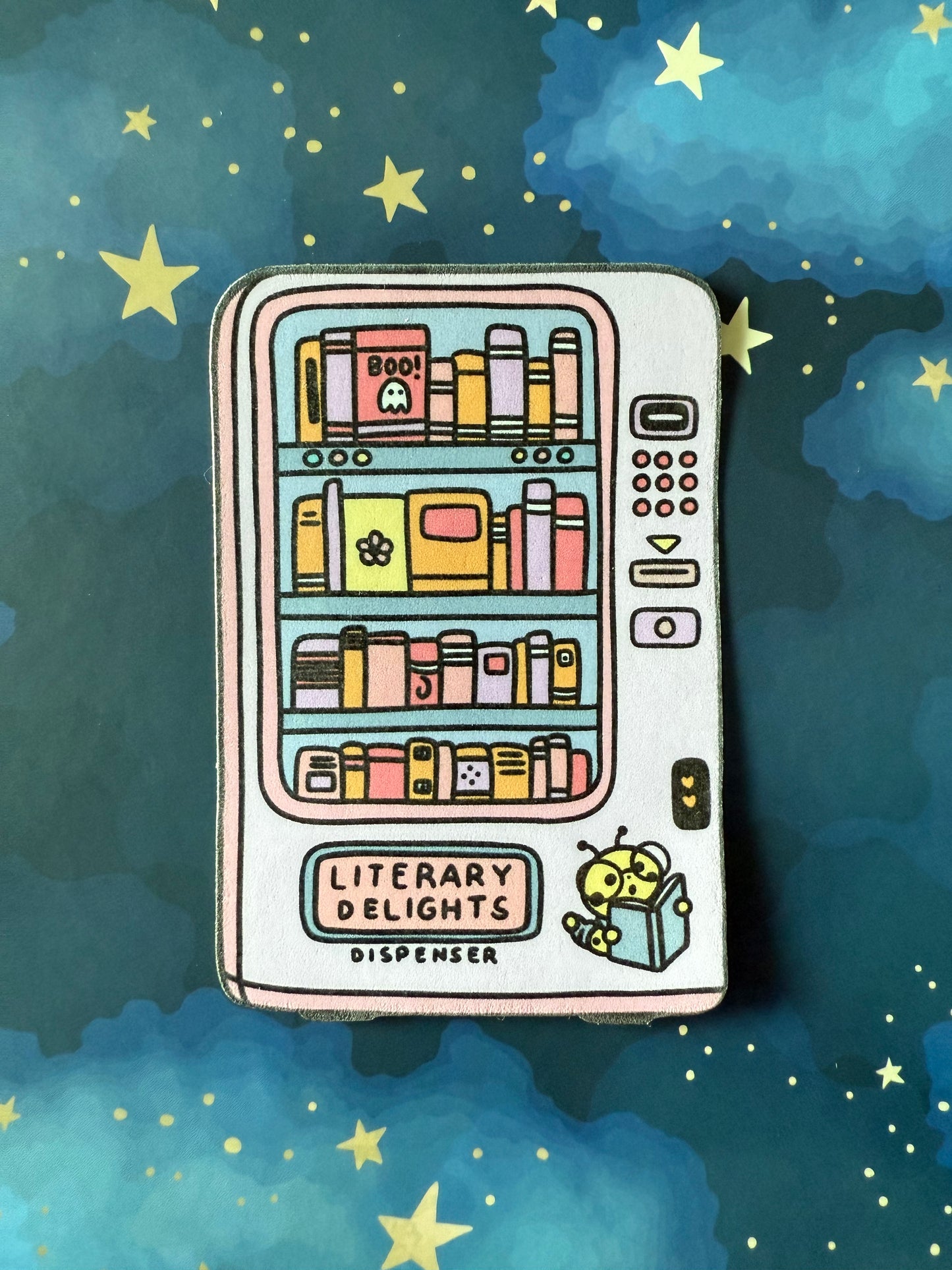 LITERARY DELIGHTS DISPENSER STICKER - LARGE