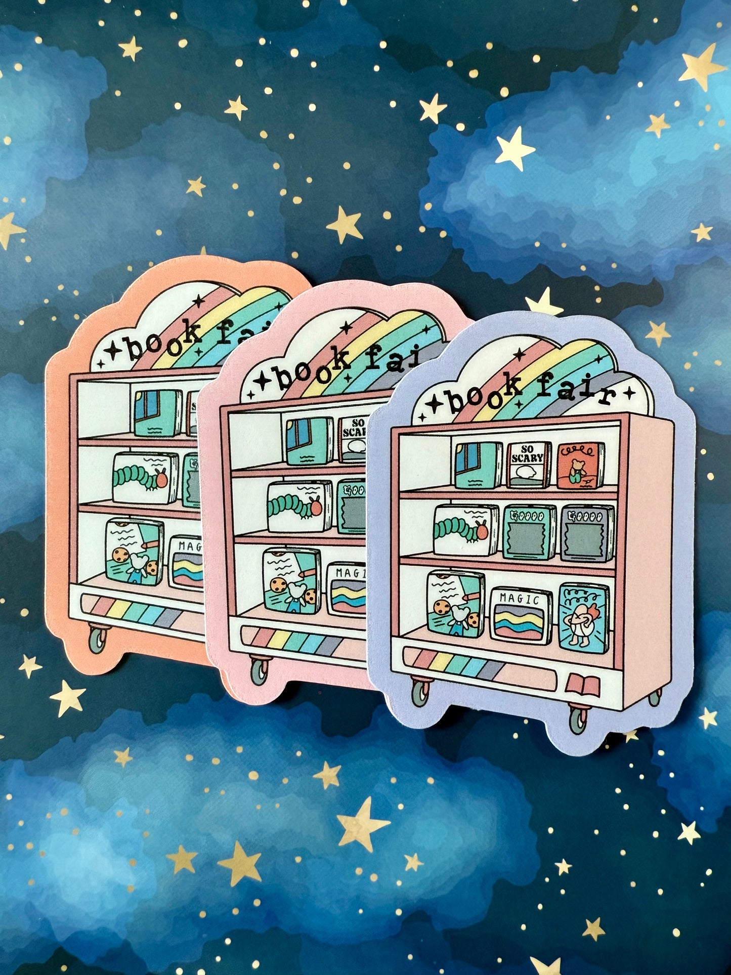 BOOK FAIR STICKER - LARGE
