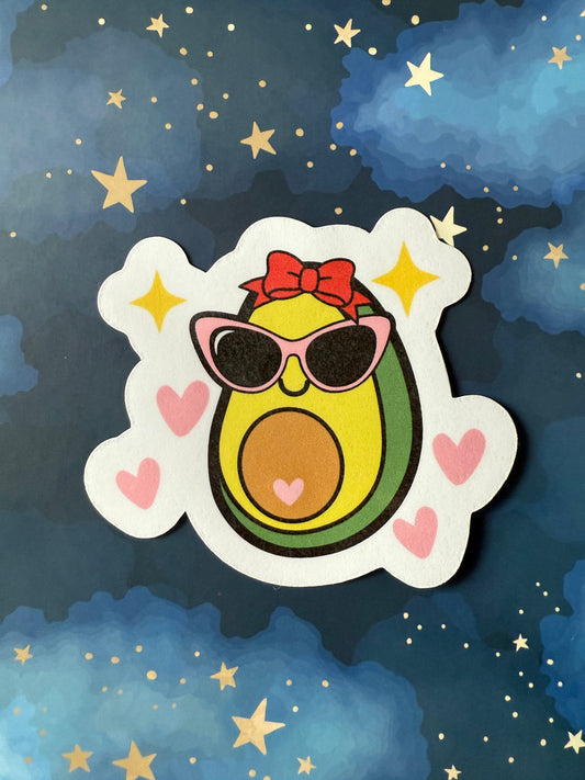 DIVA AVOCADO STICKER - LARGE