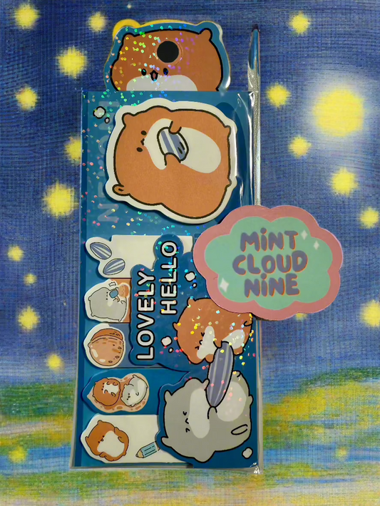 LIMITED EDITION  - HAMSTER STICKY INDEX TABS SET