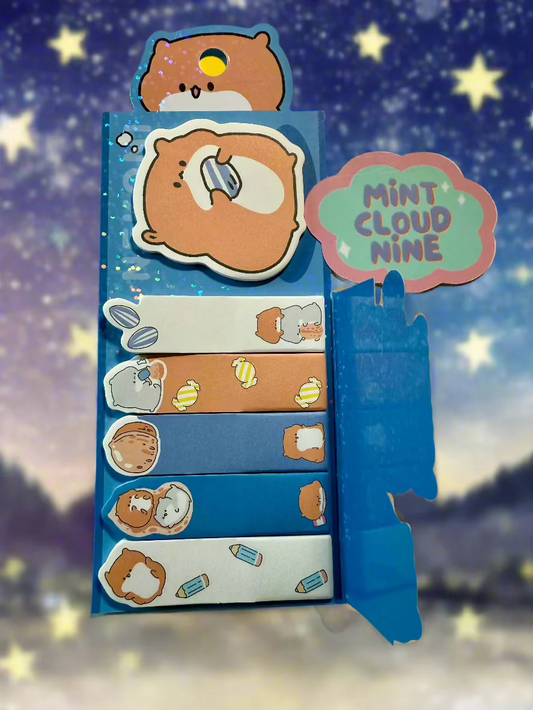 LIMITED EDITION  - HAMSTER STICKY INDEX TABS SET