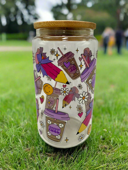 CAN GLASS CUP - TEACHER FUEL
