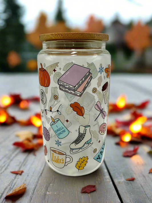 CAN GLASS CUP - GG STARS HOLLOW FALL FEST
