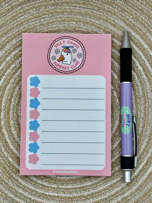 MEMO PAD - SILLY GOOSE SUPPORT CLUB