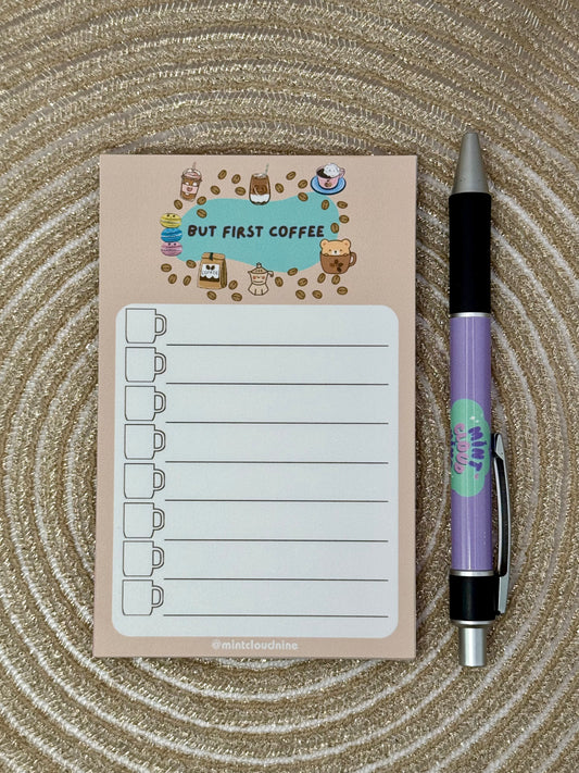 MEMO PAD - BUT FIRST COFFEE
