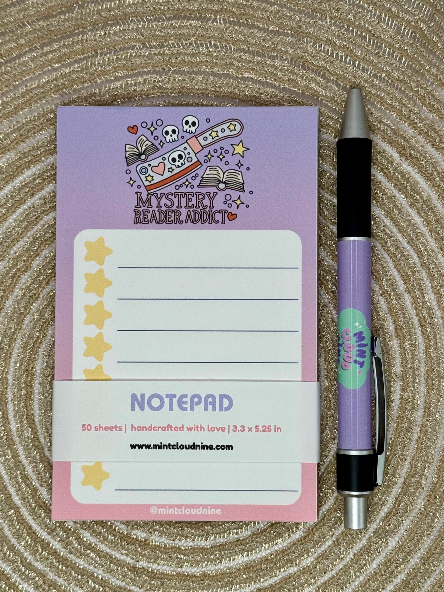 MEMO PAD - MYSTERY READER ADDICT