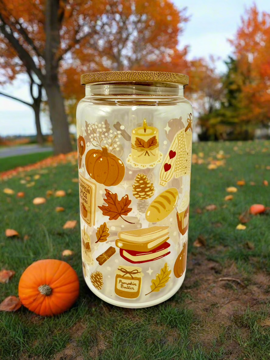 CAN GLASS CUP - PUMPKIN SPICE EVERYTHING