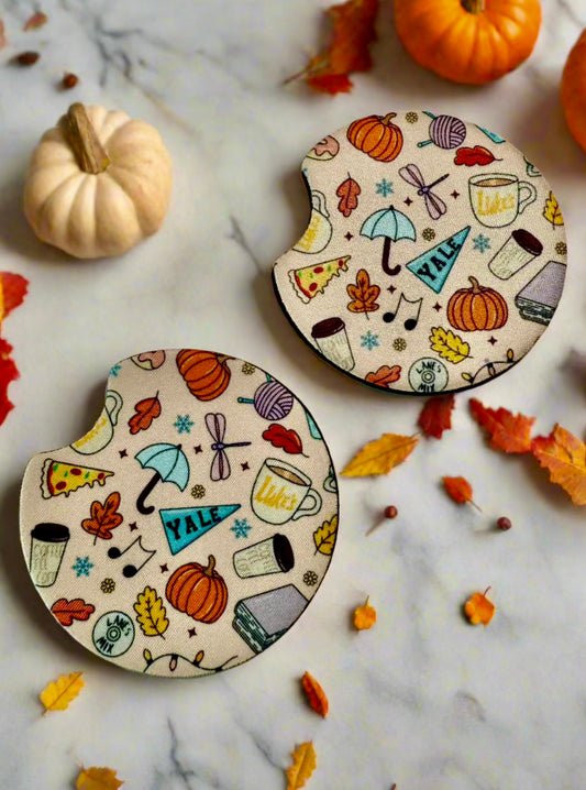 CAR COASTER SET - GG STARS HOLLOW FALL FESTIVAL