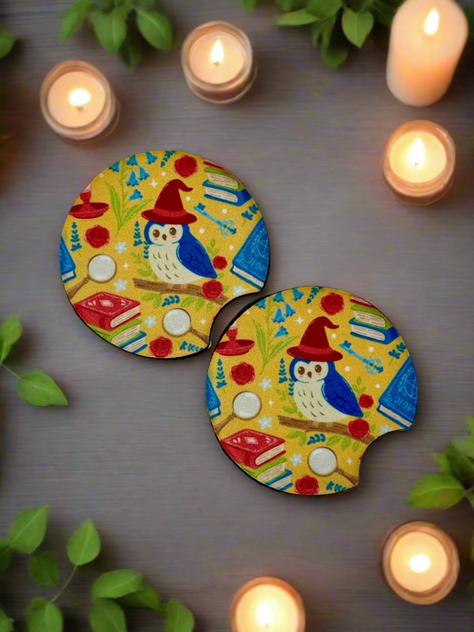 CAR COASTER SET - BOOKISH MAGICAL