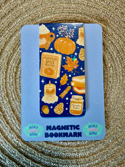 EVEN MAGNETIC BOOKMARK - PUMPKIN SPICE (CLEAR/HOLOGRAPHIC)