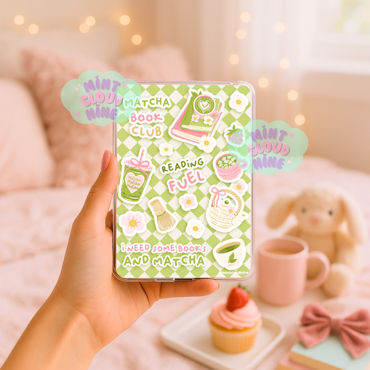 DRESS UP THE KINDLE INSERT - MATCHA BOOK CLUB
