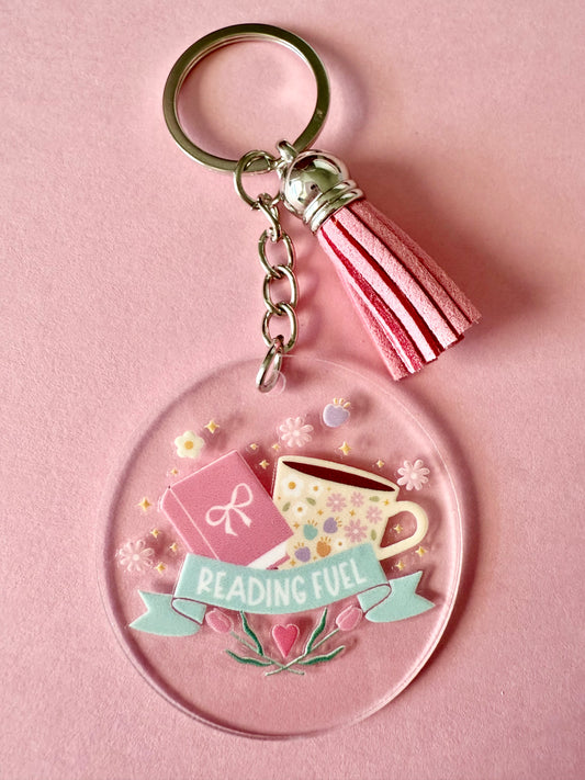ACRYLIC CIRCLE KEYCHAIN - READING FUEL