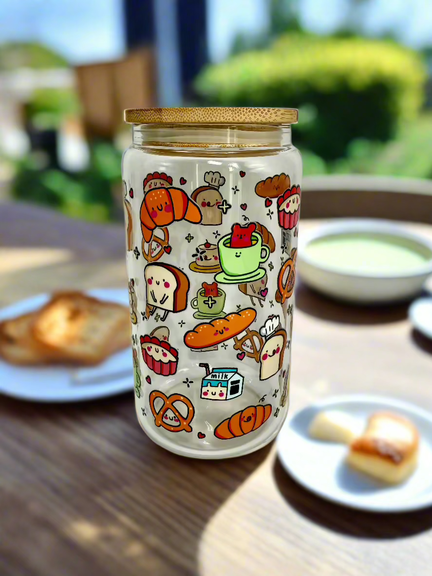 CAN GLASS CUP - BREAKFAST CLUB