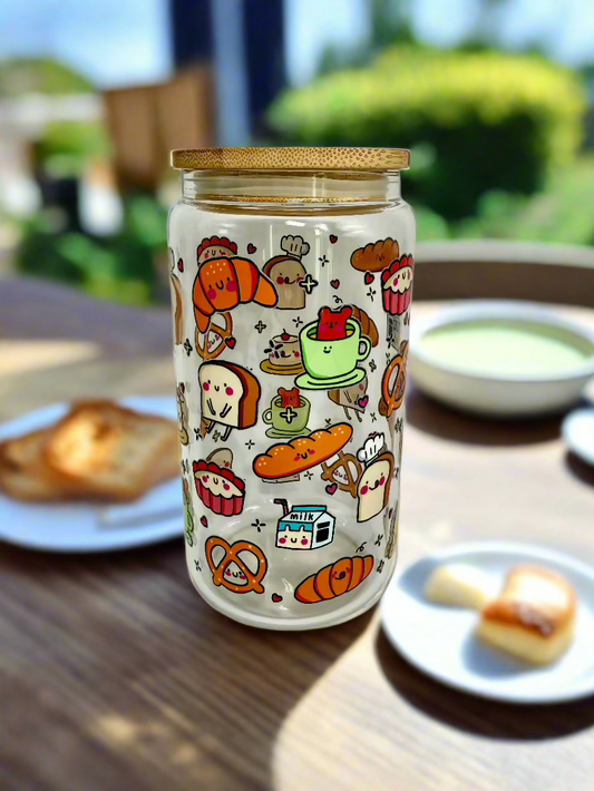 CAN GLASS CUP - BREAKFAST CLUB