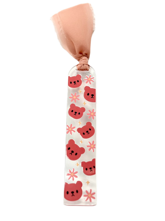 ACRYLIC BOOKMARK - CUTE BEAR