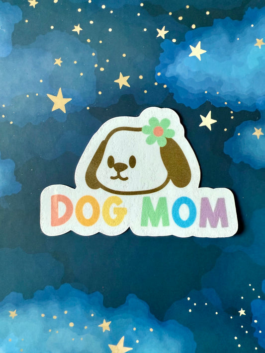 DOG MOM STICKER - LARGE