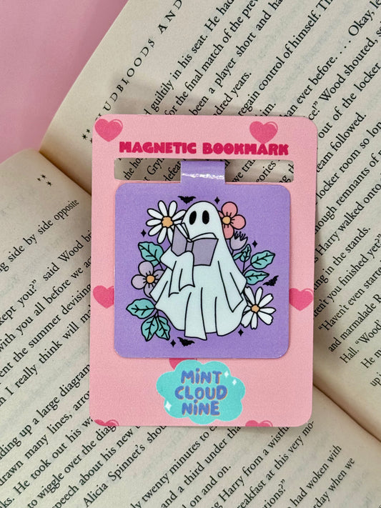 MAGNETIC BOOKMARK - LILAC BOOKISH BOO