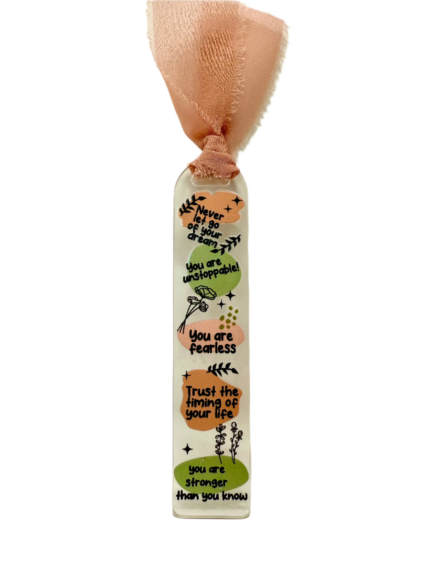 ACRYLIC BOOKMARK - MOTIVATIONAL