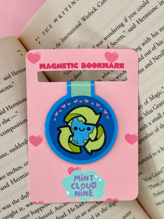 MAGNETIC BOOKMARK - RECYCLE EARTH