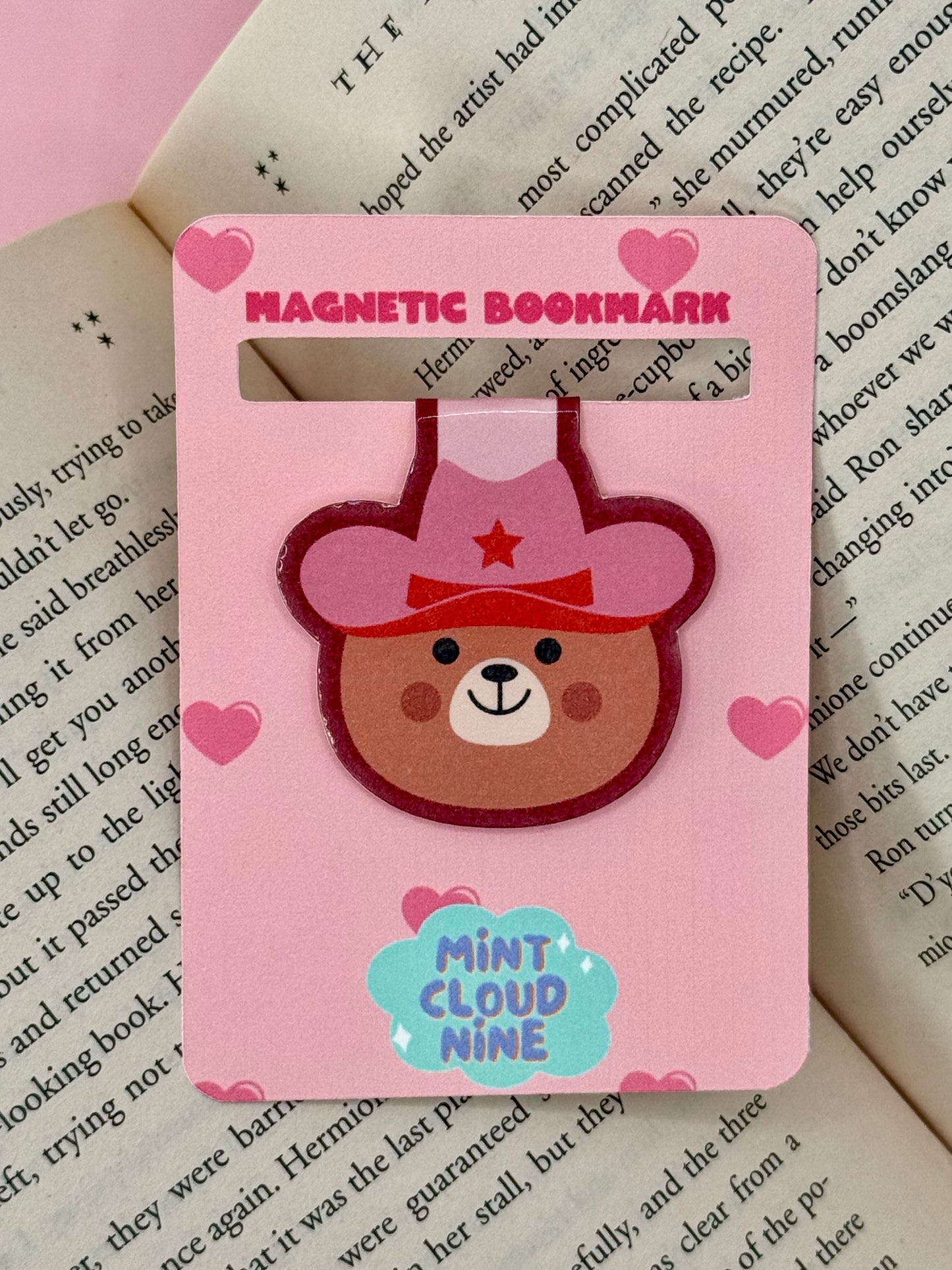 MARCAPÁGINAS MAGNÉTICO - OSO DE TEXAS