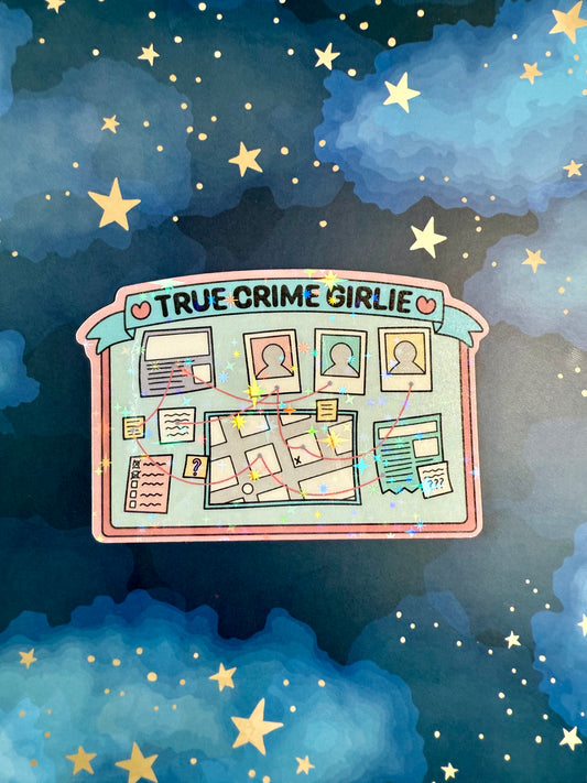 TRUE CRIME GIRLIE STICKER - LARGE